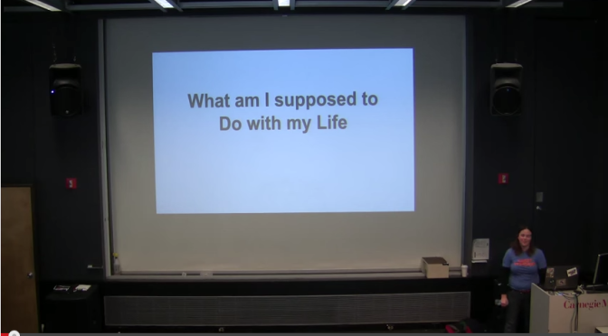 ETC Seminar Talk – What am I supposed to do with my life?